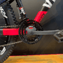 Bicicleta Vikingx Tuff 25 Shimano 21v Preta e Rosa e Azul e Branca