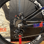 Bicicleta Vikingx Tuff 25 Shimano 21v Preta e Rosa e Azul e Branca
