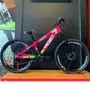 Bicicleta Vikingx Tuff 25 Shimano Aro 26 21v Rosa e Verde