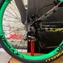 Bicicleta Vikingx Tuff-30 Aro 26 Preta e Verde com Guidão Camaleão