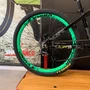 Bicicleta Vikingx Tuff-30 Aro 26 Preta e Verde com Guidão Camaleão