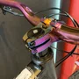 Bicicleta Vikingx Tuff-30 Aro 26 Preta e Verde com Guidão Camaleão