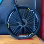 Bicicleta Vikingx Tuff-30 Aro 26 Shimano 21v Azul Turquesa e Amarela