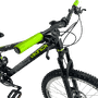 Bicicleta VikingX Tuff 30 Aro 26 Shimano 21v Preto e Verde e Cinza