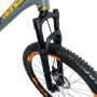 Bicicleta VikingX Tuff 30 Shimano 21v Aro 26 Grafite e Amarelo e Preto e Laranja
