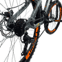 Bicicleta VikingX Tuff 30 Shimano 21v Aro 26 Grafite e Amarelo e Preto e Laranja