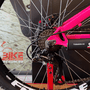 Bicicleta Vikingx Tuff25 21V Aro 26 Rosa e Amarelo e Branca e Azul