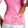 Camisa Ciclismo Free Force Jersey Training Bloom Rosa