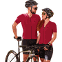 Camisa Ciclismo Unissex Manga Curta Euro Furbo Cherry Bordo