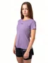 Camisa Feminina Nomad Trail Run Manga Curta Roxa