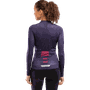 Camisa Jersey Feminina Manga Longa Furbo Donna Ragazza Plum Roxo