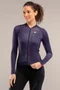 Camisa Jersey Feminina Manga Longa Furbo Donna Ragazza Plum Roxo