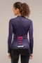 Camisa Jersey Feminina Manga Longa Furbo Donna Ragazza Plum Roxo