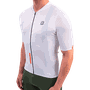 Camisa Jersey Masculina Manga Curta Furbo Euro Supreme Branca e Laranja