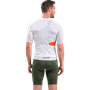 Camisa Jersey Masculina Manga Curta Furbo Euro Supreme Branca e Laranja