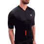 Camisa Jersey Masculina Manga Curta Furbo Euro Supreme Preta e Laranja