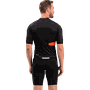 Camisa Jersey Masculina Manga Curta Furbo Euro Supreme Preta e Laranja