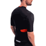 Camisa Jersey Masculina Manga Curta Furbo Euro Supreme Preta e Laranja