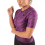 Camisa Manga Curta Feminina Furbo Donna Ragazza Savage Roxo e Lilás