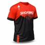 Camisa Shopbike Casual Enduro Preto e Vermelho