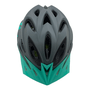 Capacete Elleven MTB In Mold Cinza e Azul Turquesa