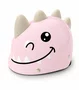 Capacete infantil dinossauro rosa 48-54