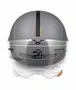 Capacete Scooter C/Viseira Cinza