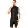 Colete Corta Vento Furbo Masculino Intense PP Preto e Laranja