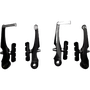 Conjunto de Freio V-Brake LB-919 Alumínio Preto