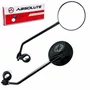 Espelho retrovisor absolute redondo preto