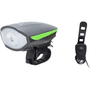 Farol Dianteiro 100 Lumens Preto e Verde Recarregavel-Seminovo