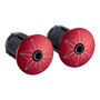 Fita de Guidão Supacaz Super Sticky Kush Tape Classic Preto e Vermelho