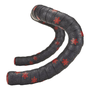 Fita de Guidão Supacaz Super Sticky Kush Tape Classic Preto e Vermelho