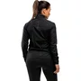 Jaqueta Corta Fento Furbo Feminino Side Script Preta ﾠﾠ