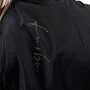 Jaqueta Corta Fento Furbo Feminino Side Script Preta ﾠﾠ