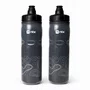 Kit 2 Caramanholas NTK Squeeze 600ml Preta/Preta