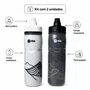 Kit 2 Caramanholas NTK Squeeze 600ml Preta/Branco