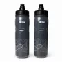 Kit 2 Caramanholas NTK Squeeze 600ml Preta/Preta