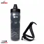 Kit Caramanhola Squeeze NTK Branca 600ml + Suporte WG Sports