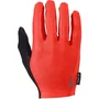 Luva Specialized BG Grail Dedo Comprido Vermelho e Preto