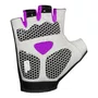 Luva Sportiv Dedo Curto Preto e Rosaㅤㅤㅤㅤㅤㅤㅤㅤㅤㅤㅤㅤㅤㅤ