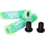 Manopla Absolute BMX3 Borracha Branco e Verde e Azul