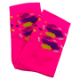 Meia Americam Rosa e Amarelo