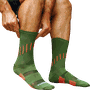 Meia Ciclismo Unissex Ultra Air Furbo Verde Militarㅤㅤㅤㅤ