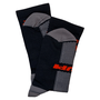 Meia Hupi Bike Preto e Vermelho