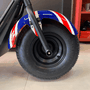 Mini Scooter X7 Elétrica Wehawk 1000W Azul e Branco e Vermelho