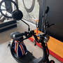 Mini Scooter X7 Elétrica Wehawk 1000W Azul e Branco e Vermelho