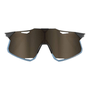 Óculos 100% Hypercraft Matte Black Lente Soft Gold Mirror