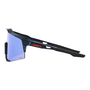 Óculos 100% Speedcraft Black Holographic Lente Hiper Blue Multilayer Mirror