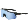 Óculos 100% Speedcraft XS Black Holographic Lente Hiper Blue Multilayer